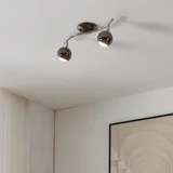 Eglo Bimeda 3 W Ledli GU10 Duy Yuvarlak Sıvaüstü Spot 2 Adet Füme