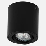 Surface Round BK Gu10 Tekli Sıva Üstü Led Spot