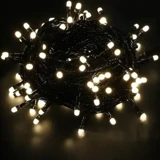 10m 100 Led Boncuk Lamba Gün Işığı Siyah Kablo