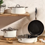 Emsan Master Class 7 Parça Tencere Seti Beyaz