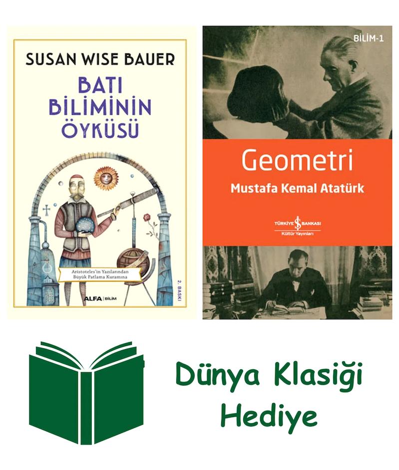 Batı Biliminin Öyküsü + Geometri + Dünya Klasiği Hediye