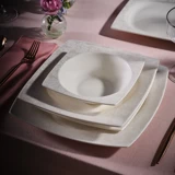 Karaca Square Bone Celes 53 Parça 12 Kişilik Yemek Takımı