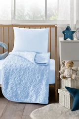 Özdilek Embos Bebek Battaniyesi 100x120 - Mavi