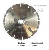 Eratool Elmas Testere Elektrolize 150ETF Flanşlı ERA50415