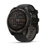 Garmin Fenix 8 47 Mm Solar Sapphire Karbon Dlc Titanyum Siyah/ Silikon Kayışlı Akıllı Saat - Gri
