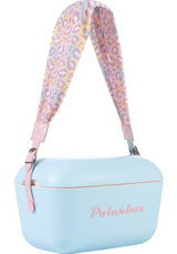 Polarbox Prinkstyle Animal Pink %100 Pamuk Kayışlı Soğuk Tutucu Buzluk ve Sıcak Tutucu Açık Mavi - Pembe Thermo Çanta 12 Lt