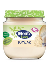 Hero Baby Sütlaç Laktozsuz Tahıllı Kavanoz Maması 120 gr