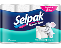 Selpak 3 Katlı 24'lü Rulo Tuvalet Kağıdı