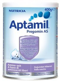 Aptamil Pregomin AS Yenidoğan Laktozsuz Glutensiz Probiyotikli Bebek Sütü 400 gr