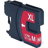 Photo Print LC-1100-M Canon Muadil Kırmızı Mürekkep Kartuş
