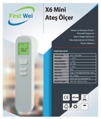 Firstwei X6 Alından Temassız Dijital Tabanca Yetişkin Ateş Ölçer
