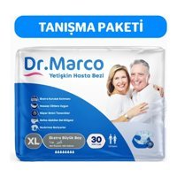 Dr Marco Dr. Marco Yetişkin Hasta Bezi Xl Ekstra Büyük Boy 120-160 Cm 1 Paket 30 Adet