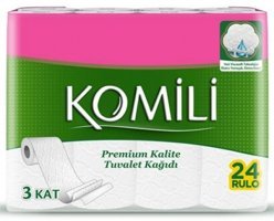 Komili 3 Katlı 24'lü Rulo Tuvalet Kağıdı