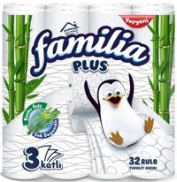 Familia Plus Bambu 3 Katlı 32'li Rulo Tuvalet Kağıdı