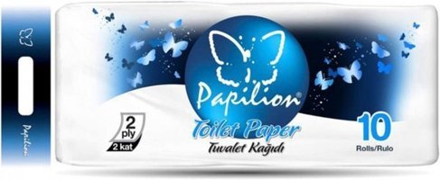 Papilion 2 Katlı 10'lu Rulo Tuvalet Kağıdı