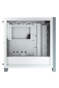Corsair iCUE 4000X RGB Mesh Sıvı Soğutmalı 5 Fanlı Beyaz Dikey Kullanım Mid Tower Oyuncu Bilgisayar Kasası