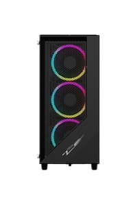 Gameline Tx20 RGB Mesh 8 Fanlı Siyah Dikey Kullanım Mid Tower Toplanmış Bilgisayar Kasası