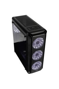 Zalman I3 Edge RGB Mesh 4 Fanlı Siyah Dikey Kullanım ATX Oyuncu Bilgisayar Kasası