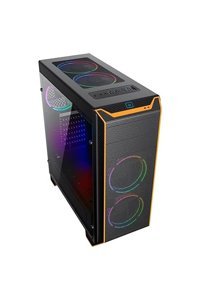 Asus Vento VG06F RGB Mesh 4 Fanlı Siyah Dikey Kullanım ATX Oyuncu Bilgisayar Kasası