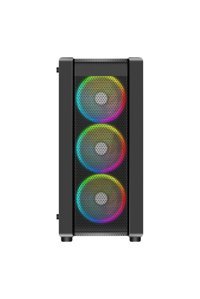 Turbox TX587 RGB Siyah Dikey Kullanım Toplanmış Bilgisayar Kasası