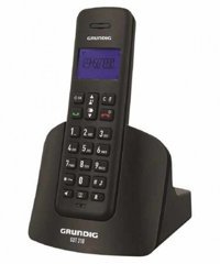 Grundig GDT 310 20 Kayıt 1 Ahize Telsiz Telefon Siyah