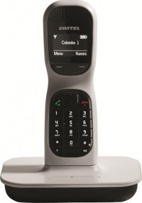 Switel DF 1001 Colombo One 250 Kayıt 1 Ahize Telsiz Telefon Mavi
