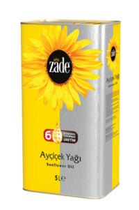 Zade Teneke Ayçiçek Yağı 5 lt