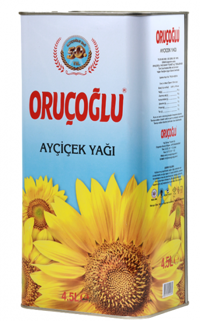 Oruçoğlu Teneke Ayçiçek Yağı 4.5 lt