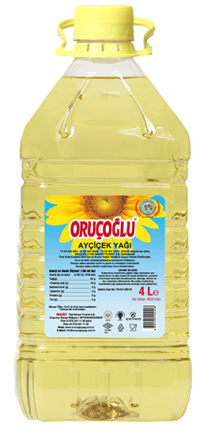 Oruçoğlu Pet Ayçiçek Yağı 4 lt