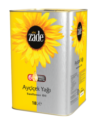 Zade Teneke Ayçiçek Yağı 18 lt