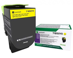 Lexmark 71B50-Y0 Orijinal Sarı Toner