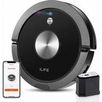 ILife A9 Haritalı Çift Fırçalı Hepa Filtreli Siyah Robot Süpürge
