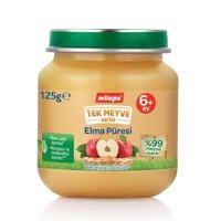 Milupa Tek Meyve Serisi Elma Laktozsuz Tahılsız Kavanoz Maması 125 gr