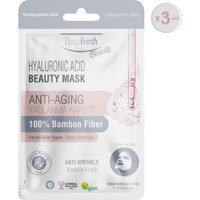 Deep Fresh Tek Kullanımlık Hyaluronic Acid Yaşlanma Karşıtı Yüz Maskesi 3 Adet