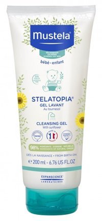 Mustela Stelatopia Hassas Ciltler İçin Avokado ve Ayçiçeği Yağlı Bebek Şampuanı 200 ml