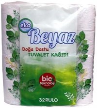 Ekoloji Market Eko Doğa Dostu 2 Katlı 32'li Rulo Tuvalet Kağıdı