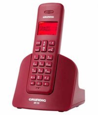 Grundig GDT 310 20 Kayıt 1 Ahize Telsiz Telefon Kırmızı
