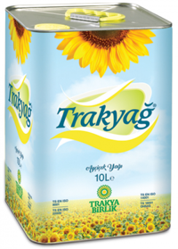 Trakyağ Teneke Ayçiçek Yağı 10 lt
