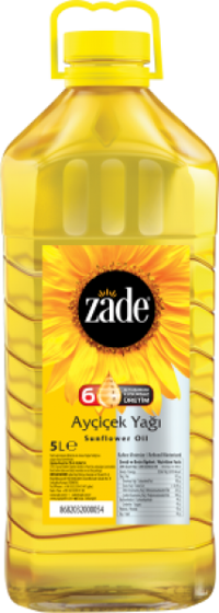 Zade Pet Ayçiçek Yağı 5 lt
