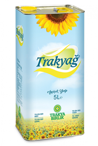 Trakyağ Teneke Ayçiçek Yağı 5 lt