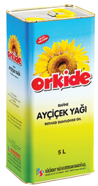 Orkide Rafine Teneke Ayçiçek Yağı 5 lt