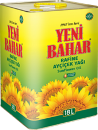 Yeni Bahar Rafine Teneke Ayçiçek Yağı 18 lt