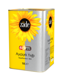 Zade Teneke Ayçiçek Yağı 10 lt