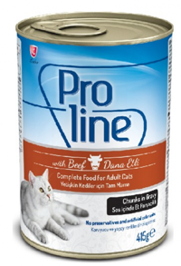 Proline Dana Etli Jöleli Yetişkin Yaş Kedi Maması 415 gr