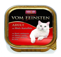 Animonda Vom Feinsten Patatesli Sığır Etli Yetişkin Yaş Kedi Maması 100 gr