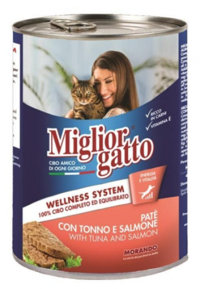 Miglior Gatto Pate Ton Balıklı Ezme Yetişkin Yaş Kedi Maması 400 gr