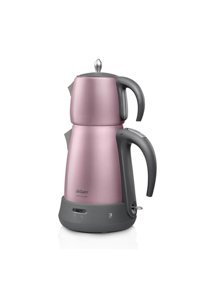 Arzum AR3078 Çelik Demlikli 1650 W Çelik Gövdeli Lila Retro Çay Makinesi
