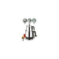 Goldmaster TrendTea IN - 6109 Çelik Demlikli 2200 W Çelik Gövdeli İnox Çay Makinesi