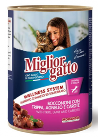 Miglior Gatto Havuçlu İşkembeli Ezme Yetişkin Yaş Kedi Maması 405 gr