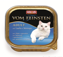 Animonda Vom Feinsten Karidesli Somonlu Yetişkin Yaş Kedi Maması 100 gr